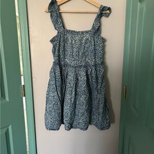 Madewell Rufflestrap dress
